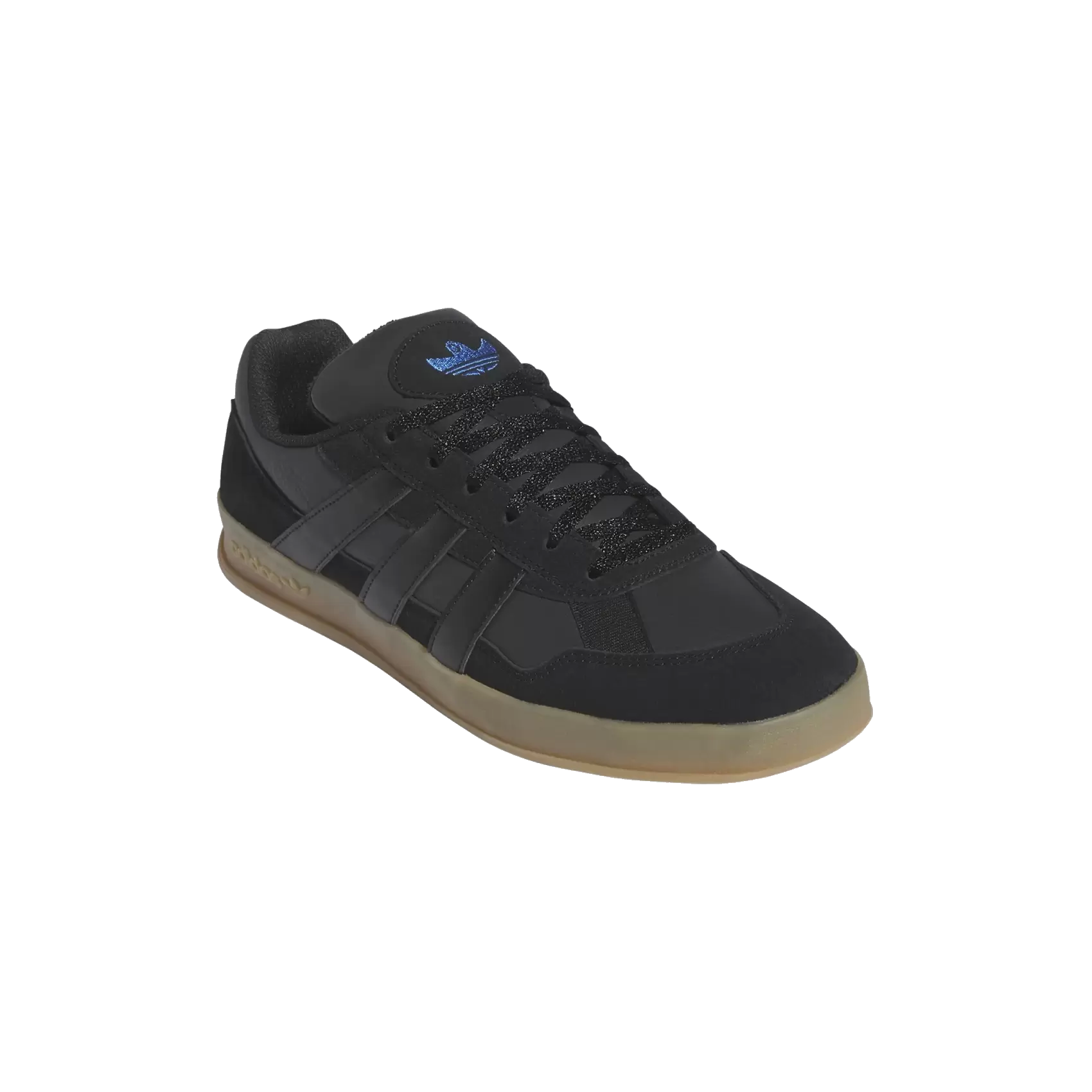 Adidas Aloha Super - Black/Carbon/Blue Bird – Ninetimes Skateshop