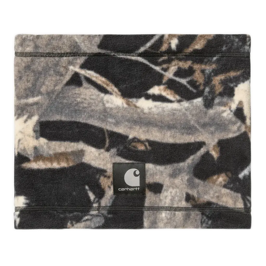 Carhartt WIP Blevin Neckwarmer - Camo Feather Tree/Black