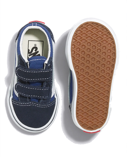 Vans Toddler Old Skool V - Navy/White