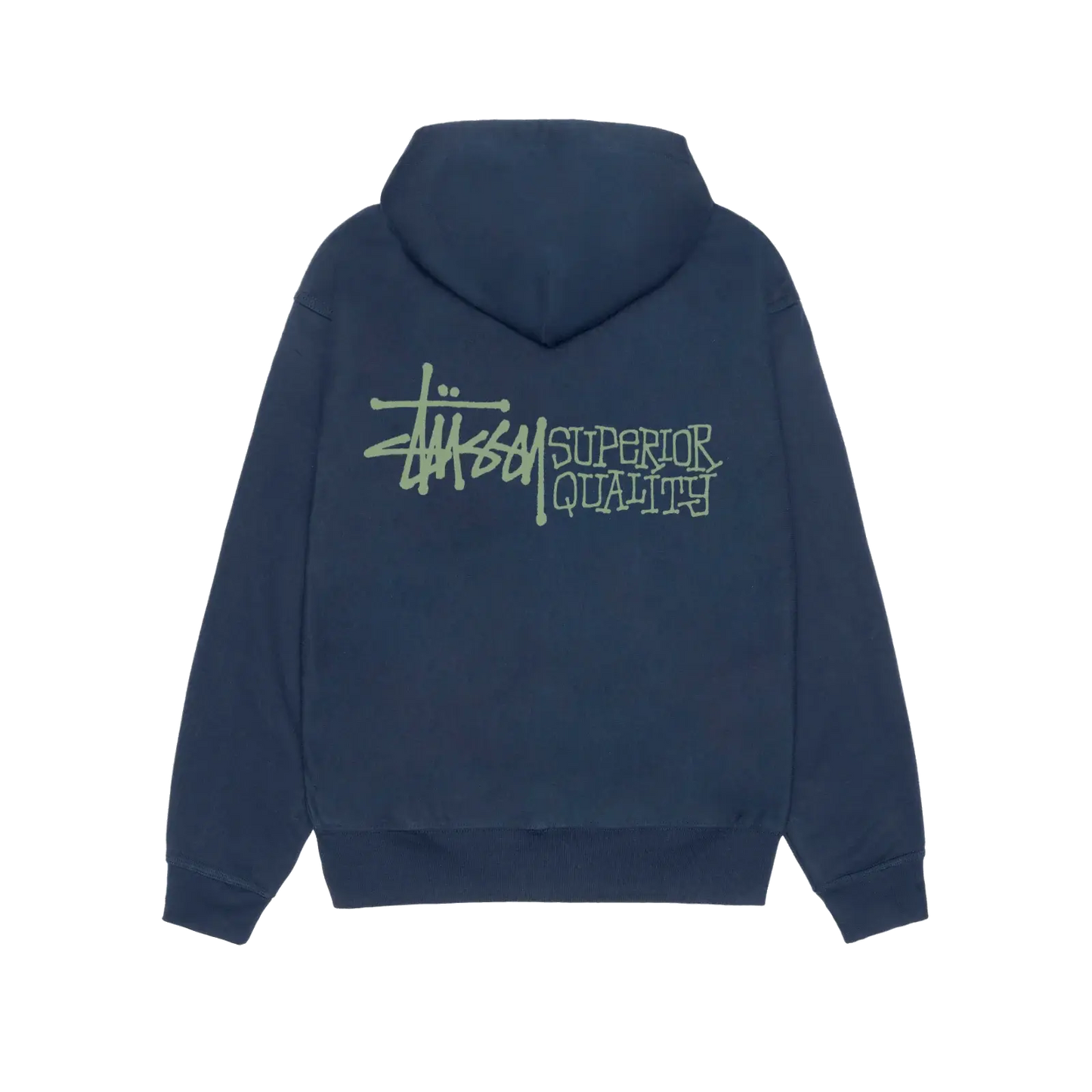 Stussy Superior Quality Zip Hoodie - Navy