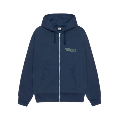 Stussy Superior Quality Zip Hoodie - Navy