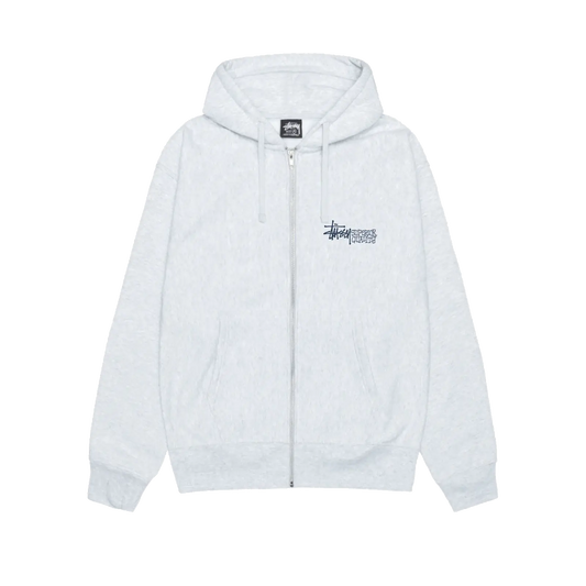 Stussy Superior Quality Zip Hoodie - Ash Heather