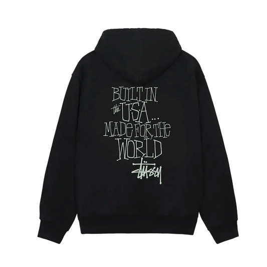 Stussy Built In USA Hoodie - Black