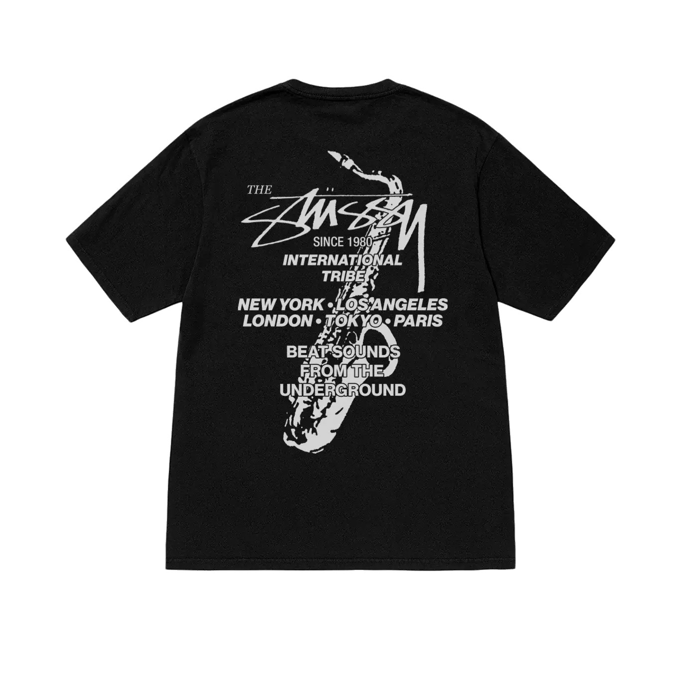 Stussy Beat Sounds Pigment Dyed Tee - Black