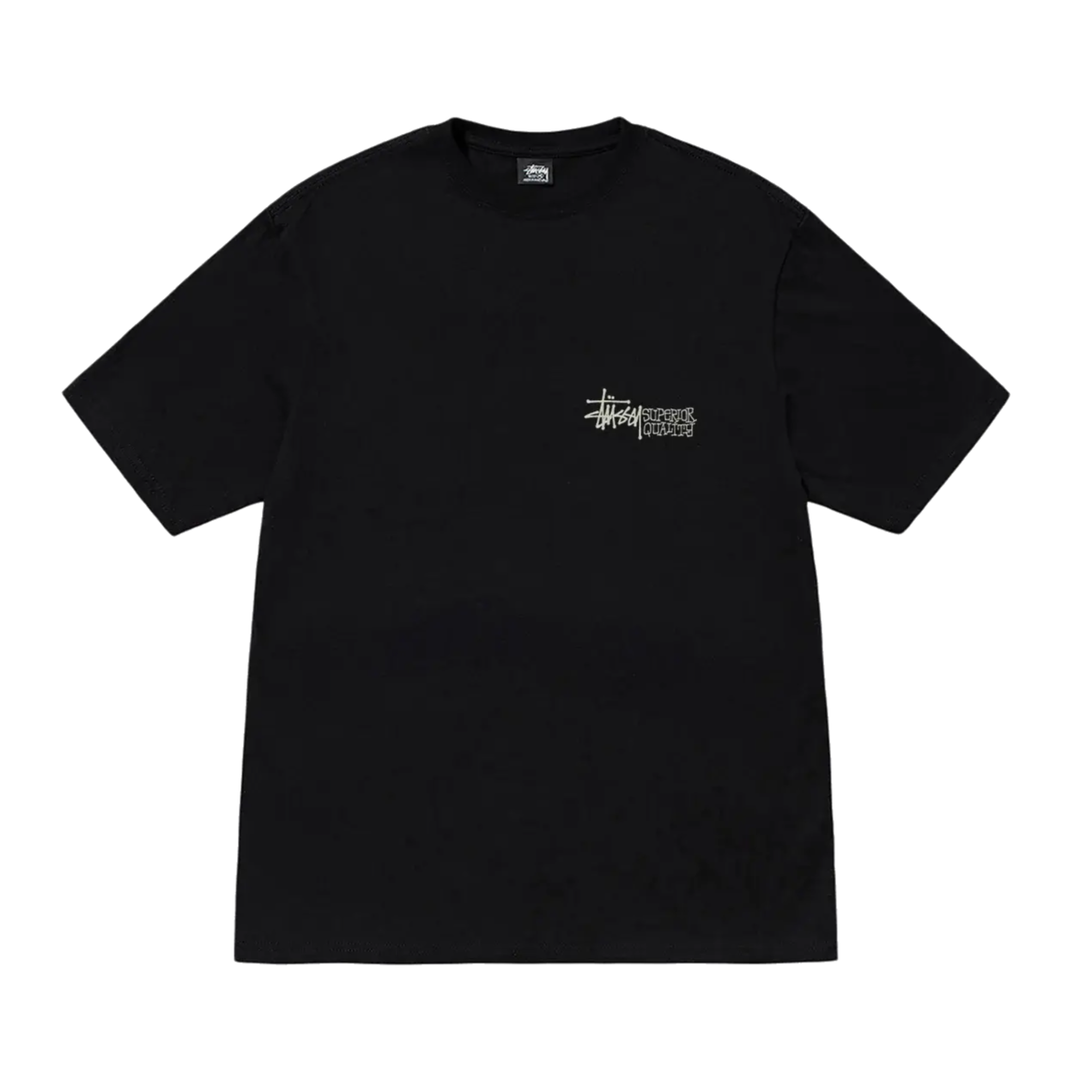 Stussy Superior Quality Pigment Dyed Tee - Black