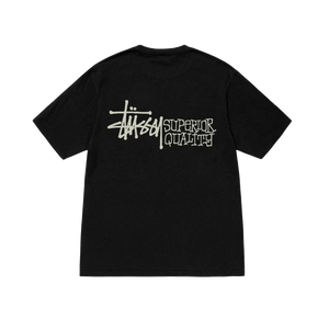 Stussy Superior Quality Pigment Dyed Tee - Black