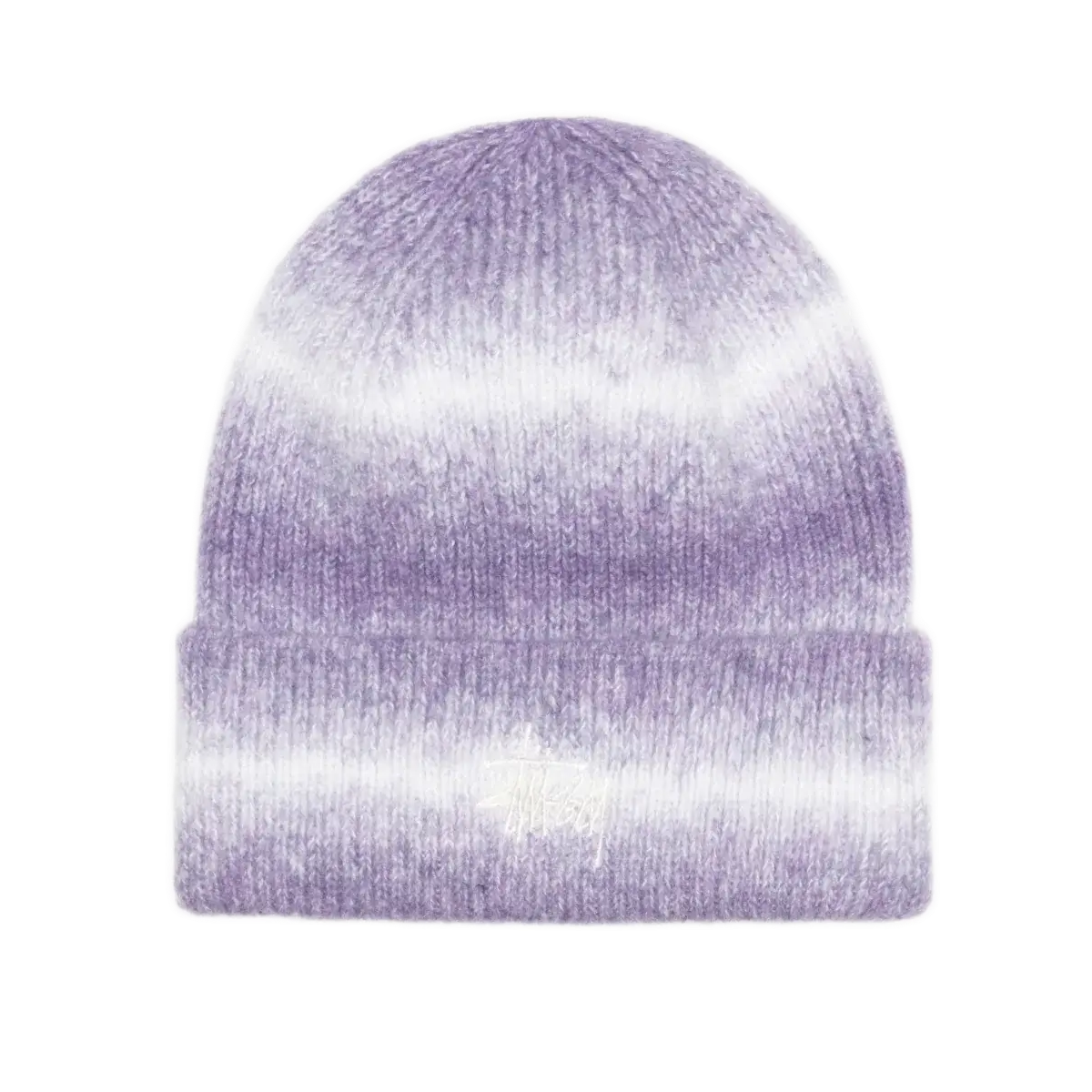 Stussy Basic Cuff Striped Beanie - Purple