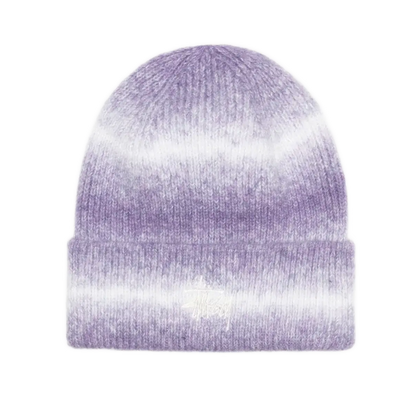 Stussy Basic Cuff Striped Beanie - Purple