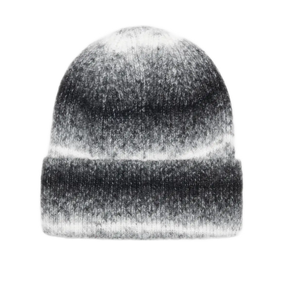 Stussy Basic Cuff Striped Beanie - Black