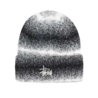 Stussy Basic Cuff Striped Beanie - Black