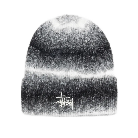 Stussy Basic Cuff Striped Beanie - Black