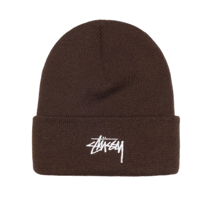 Stussy Stock Cuff Beanie - Coffee