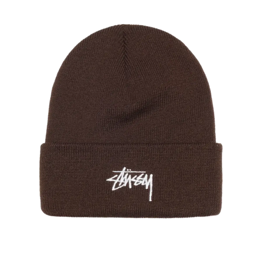 Stussy Stock Cuff Beanie - Coffee