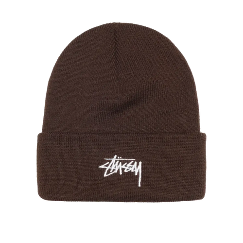 Stussy Stock Cuff Beanie - Coffee