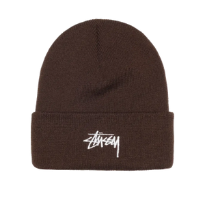 Stussy Stock Cuff Beanie - Coffee