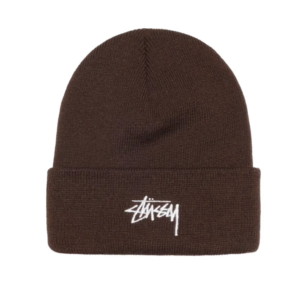 Stussy Stock Cuff Beanie - Coffee