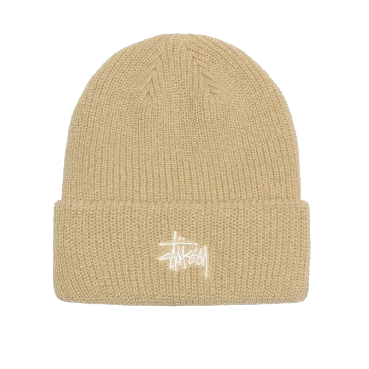 Stussy Basic Cuff Beanie - Beach Sand