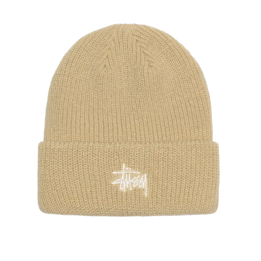 Stussy Basic Cuff Beanie - Beach Sand