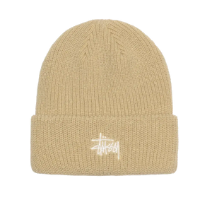 Stussy Basic Cuff Beanie - Beach Sand