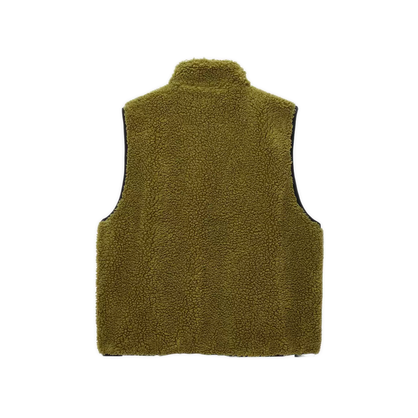 Stussy Sherpa Reversible Vest - Olive