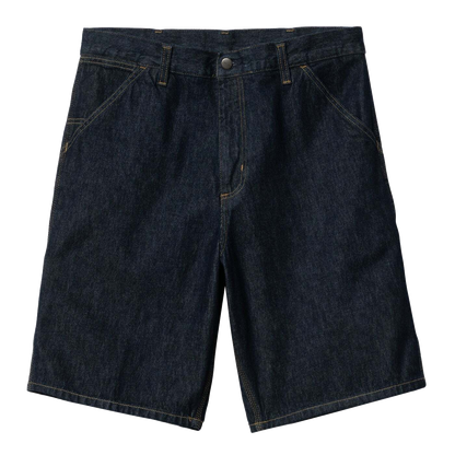 Carhartt WIP Single Knee Short - Blue Rinsed