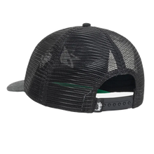 Load image into Gallery viewer, Stussy Mid-Depth Big Stock Mesh Snapback - Black