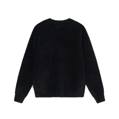 Stussy Shaggy Cardigan - Black