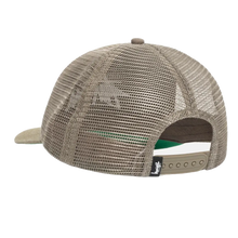 Load image into Gallery viewer, Stussy Mid-Depth Big Stock Mesh Snapback - Army Green