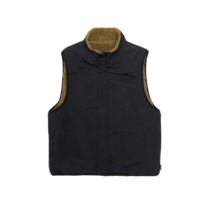 Stussy Sherpa Reversible Vest - Olive