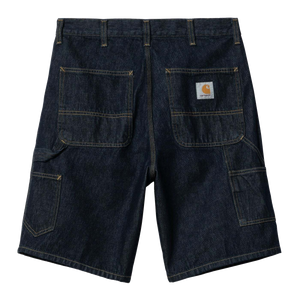 Carhartt WIP Single Knee Short - Blue Rinsed