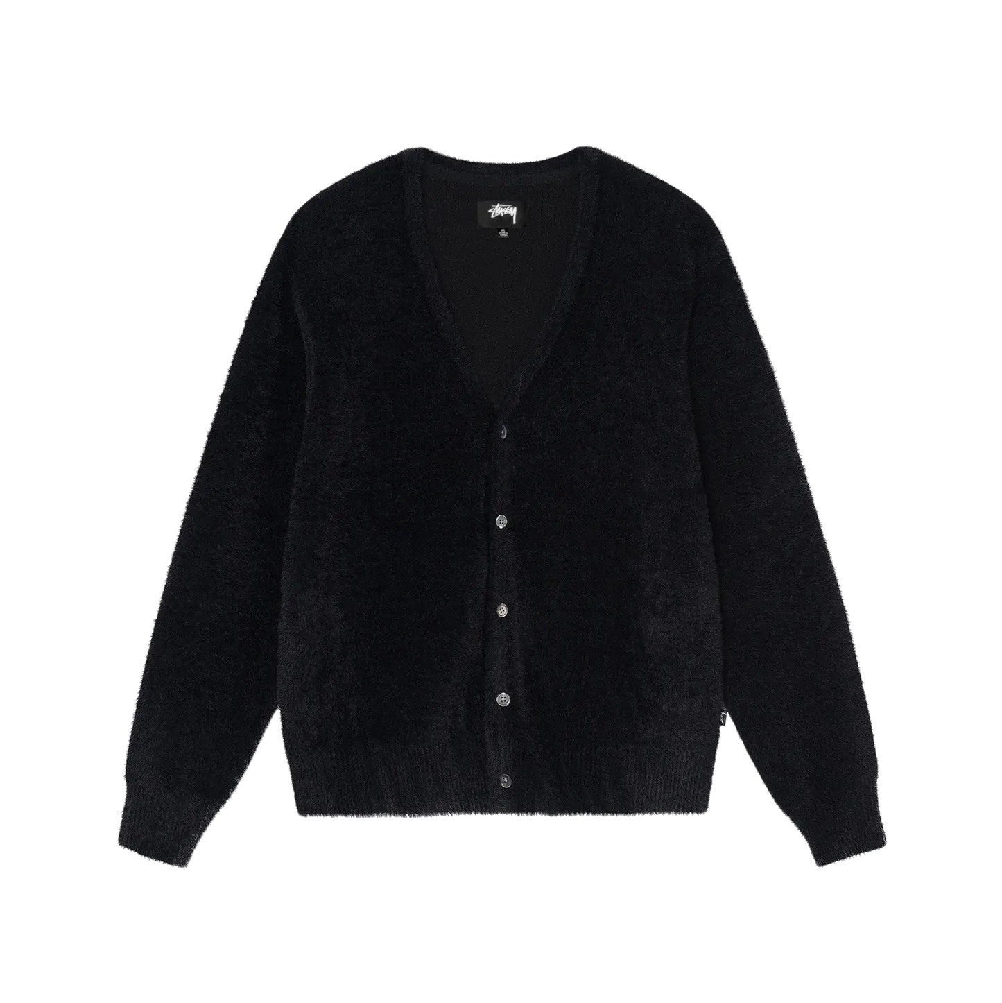 Stussy Shaggy Cardigan - Black