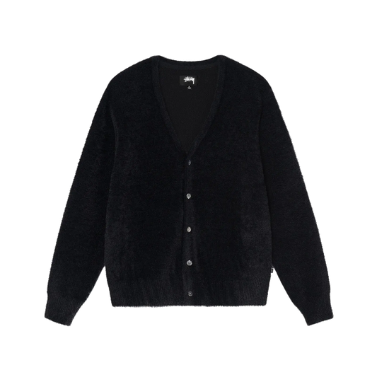 Stussy Shaggy Cardigan - Black