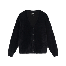 Load image into Gallery viewer, Stussy Shaggy Cardigan - Black