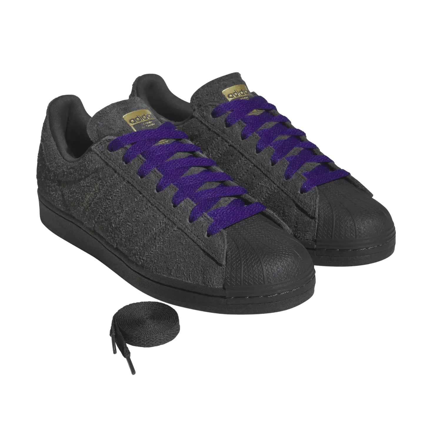 Adidas Superstar ADV - Carbon/Carbon/Purple