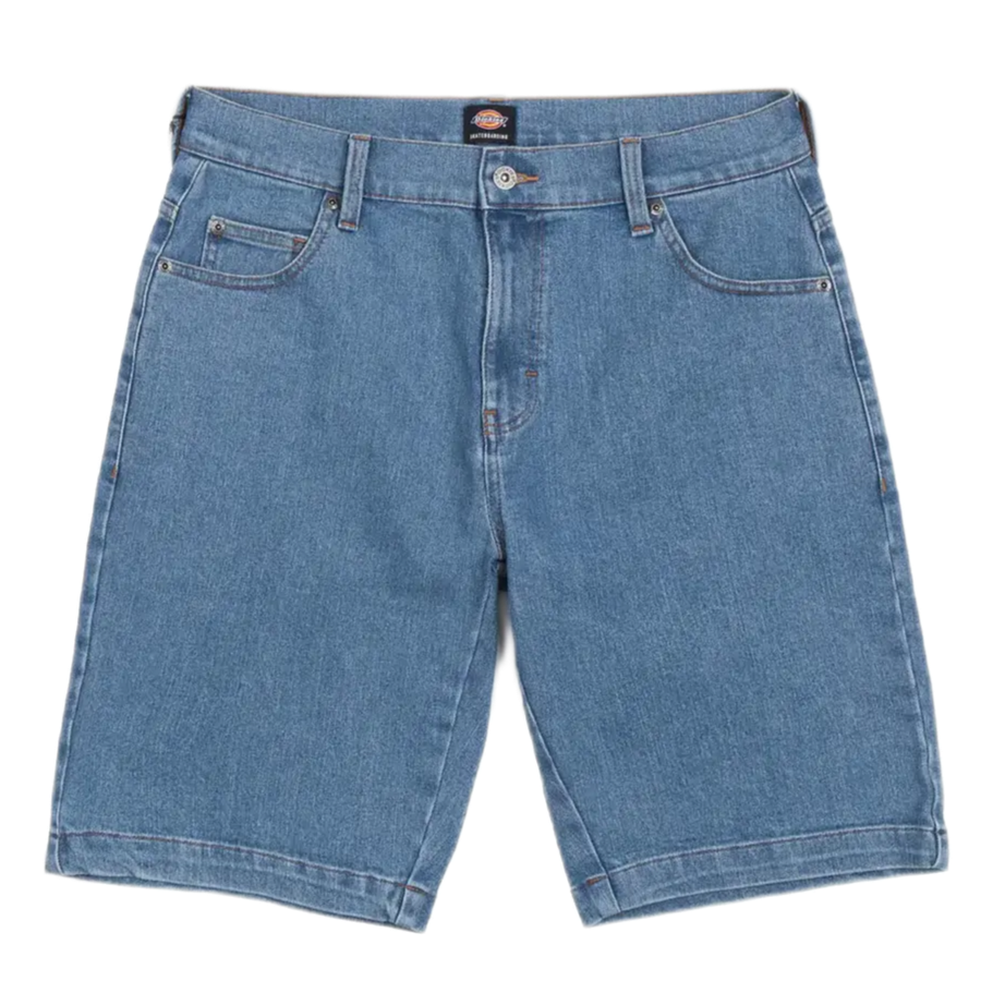 Dickies Skateboarding Wingville Loose Fit Denim Shorts - Light Denim