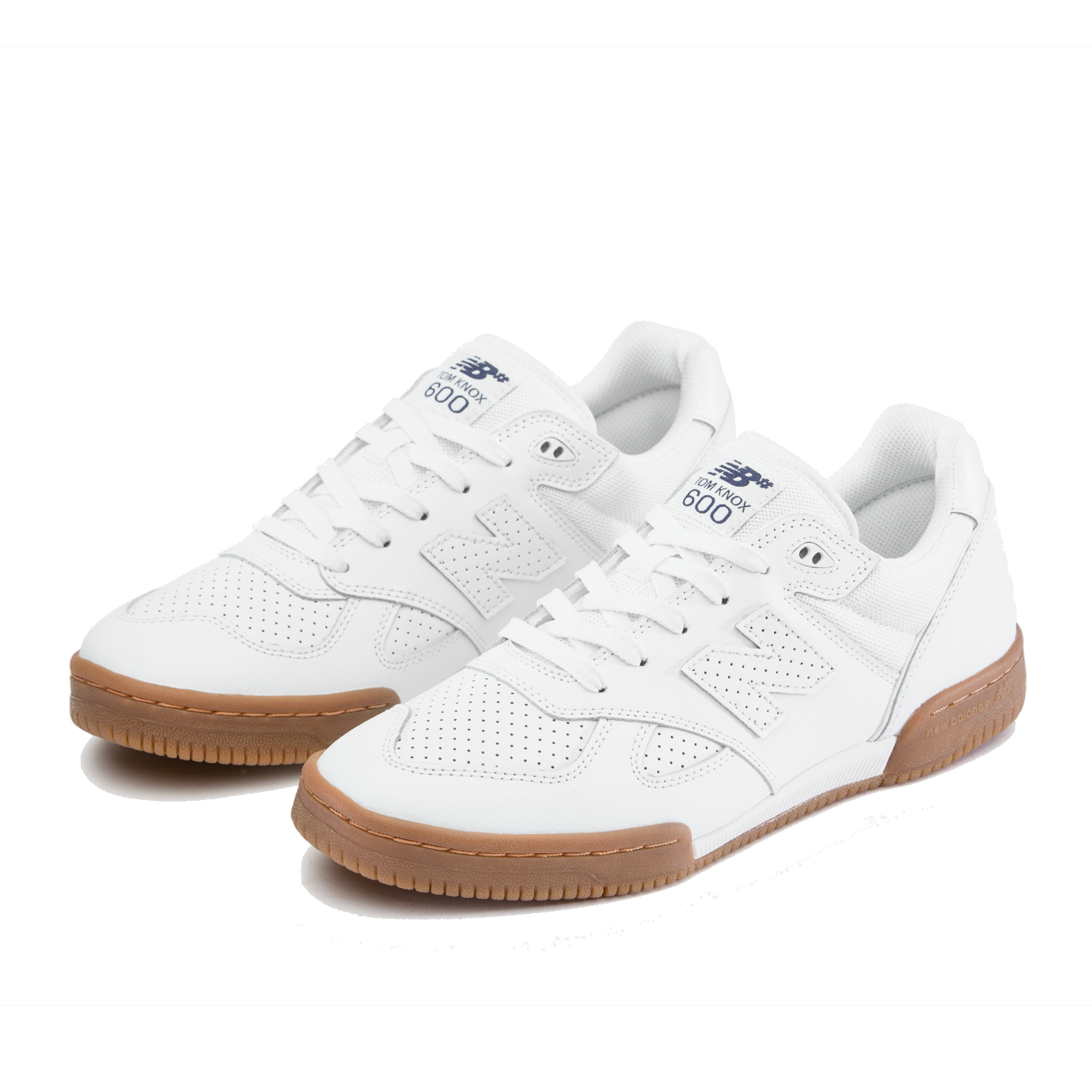 New Balance Numeric Knox 600 - White/White/Gum