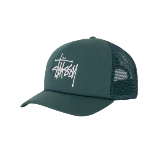 Stussy Big Basic Trucker Cap - Pine