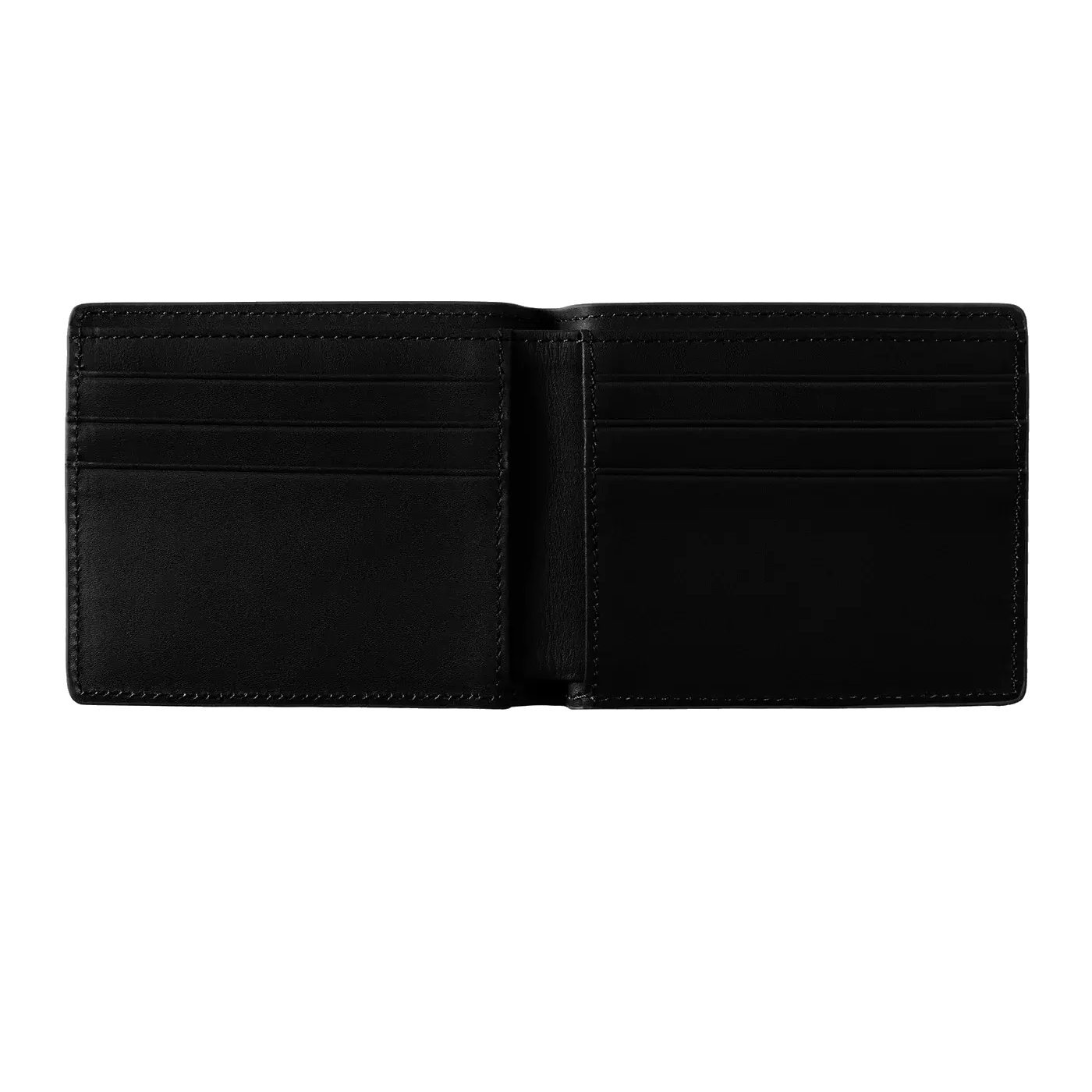 Carhartt WIP Vegas Billfold Wallet - Black Leather/Gold