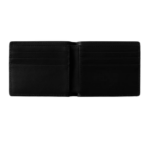 Carhartt WIP Vegas Billfold Wallet - Black Leather/Gold