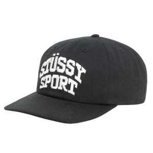 Stussy Mid-Depth Stussy Sport Snapback - Black