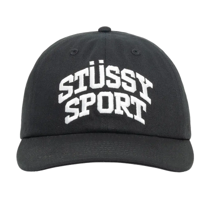 Stussy Mid-Depth Stussy Sport Snapback - Black