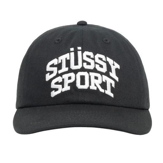 Stussy Mid-Depth Stussy Sport Snapback - Black