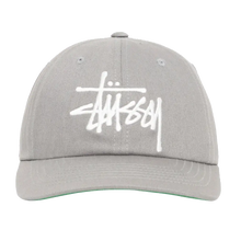 Load image into Gallery viewer, Stussy Low Profile Big Basic Snapback - Steel Grey