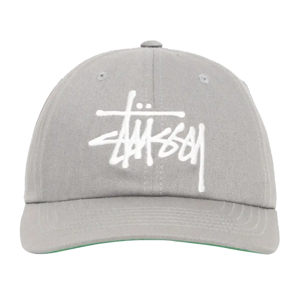 Stussy Low Profile Big Basic Snapback - Steel Grey