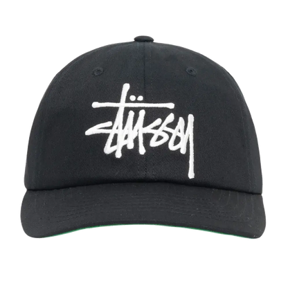 Stussy Low Profile Big Basic Snapback - Shadow Black