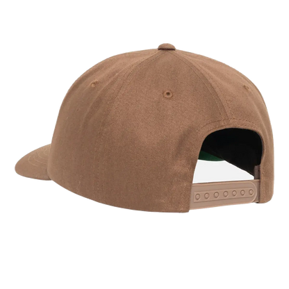 Stussy Low Profile Big Basic Snapback - Cocoa