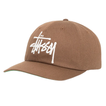 Load image into Gallery viewer, Stussy Low Profile Big Basic Snapback - Cocoa