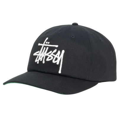 Stussy Low Profile Big Basic Snapback - Shadow Black