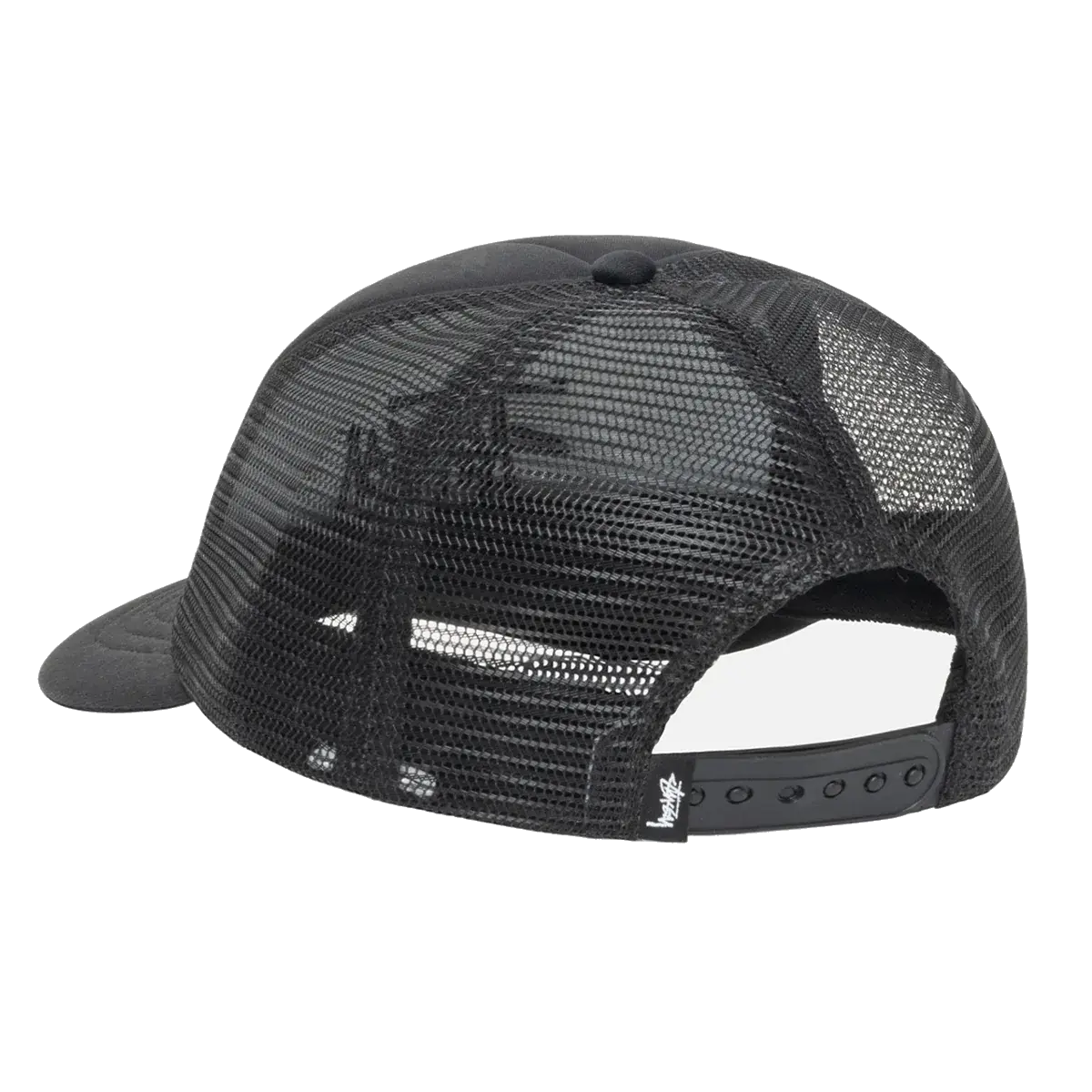 Stussy Big Basic Trucker Cap - Shadow Black