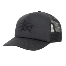 Load image into Gallery viewer, Stussy Big Basic Trucker Cap - Shadow Black